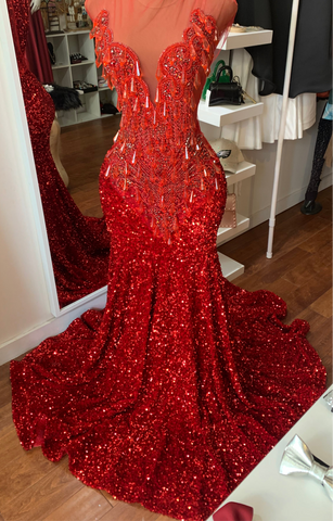 Crystals gala gown