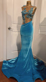 Butterfly Blue Gown