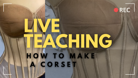 Corset Gown Making Challenge !!! 5 Day event