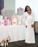 Baby velvet gown