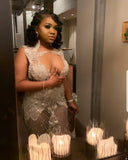Monroe Glitz Gown