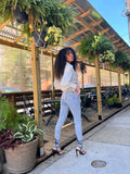 Lacey Denim Pants