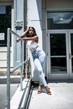Lacey Denim Pants