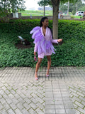 Feather blazer Dress