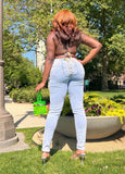 Lacey Denim Pants