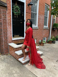 Ruby red Dress Gown