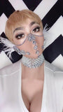 Rhinestone & Pearl FaceMasks
