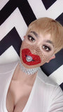 Rhinestone & Pearl FaceMasks